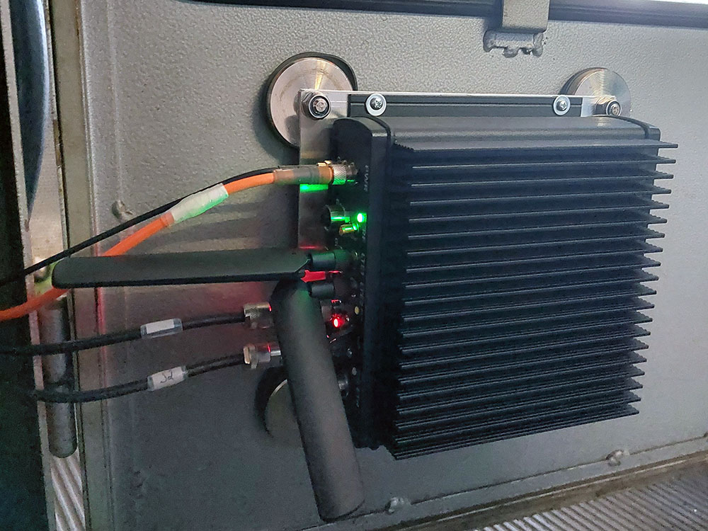Messsystem im Rahmen des OnboardEU Forschungsprojekts